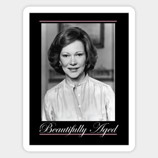 beautifully aged Rosalynn Carter Magnet